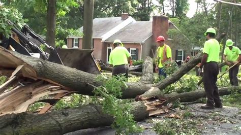 Cleanup continues in St. Louis County from weekend storm damage